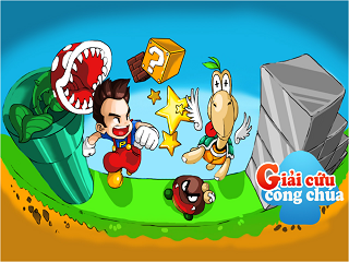 Nấm Mario siêu kinh điển. Bạn có đủ trình giải cứu công chúa không ?